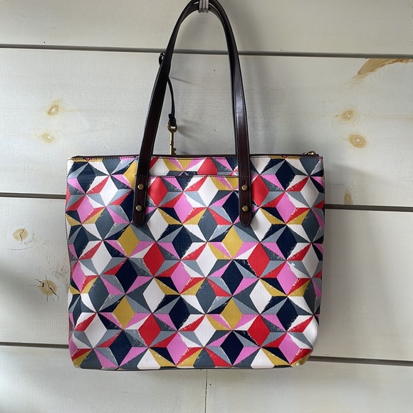 Leather FOSSIL shoulder bag - Picture 3 of 6